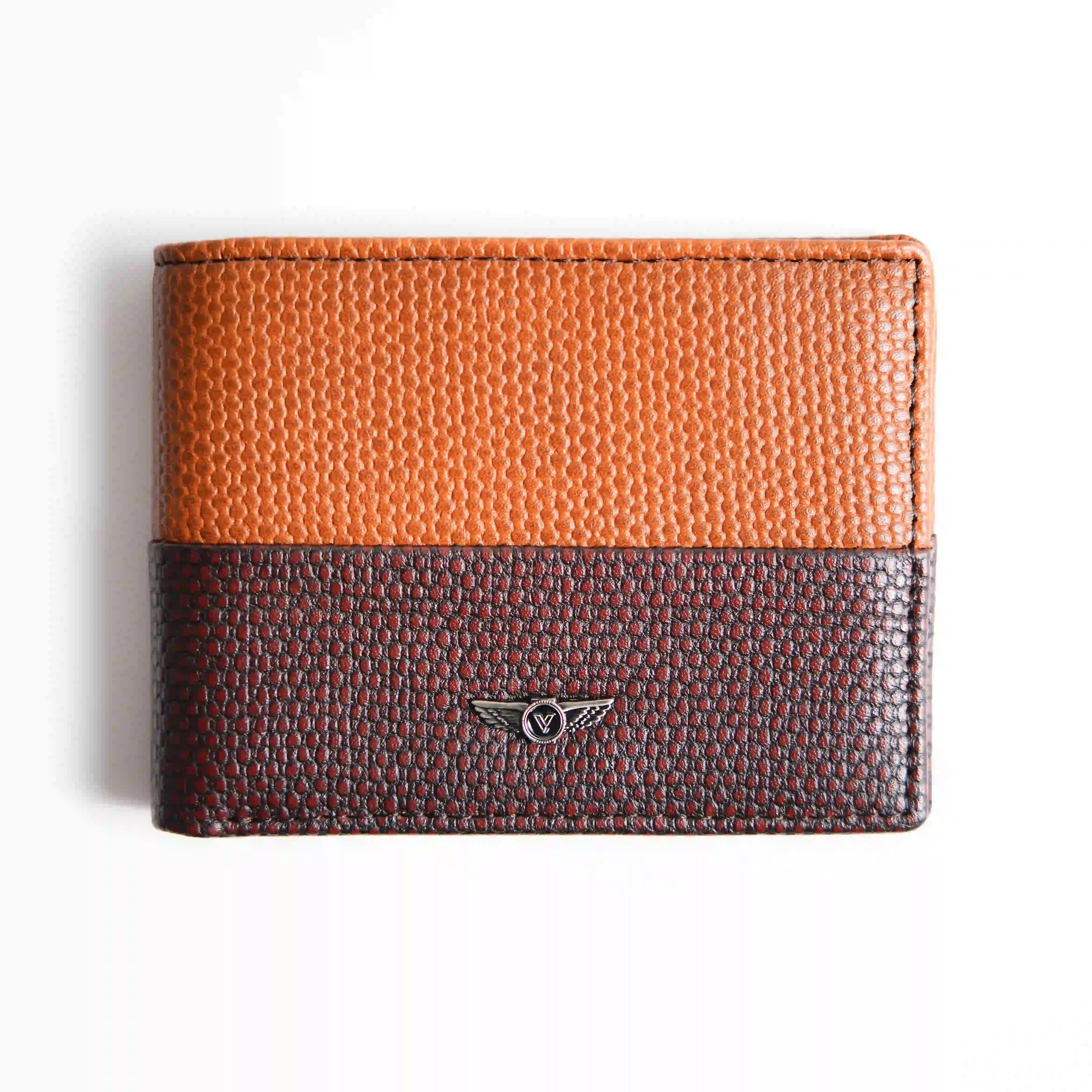 Men’s Genuine Leather Wallet – Coffee Brown Cowhide – Verutti VRW-5007-1