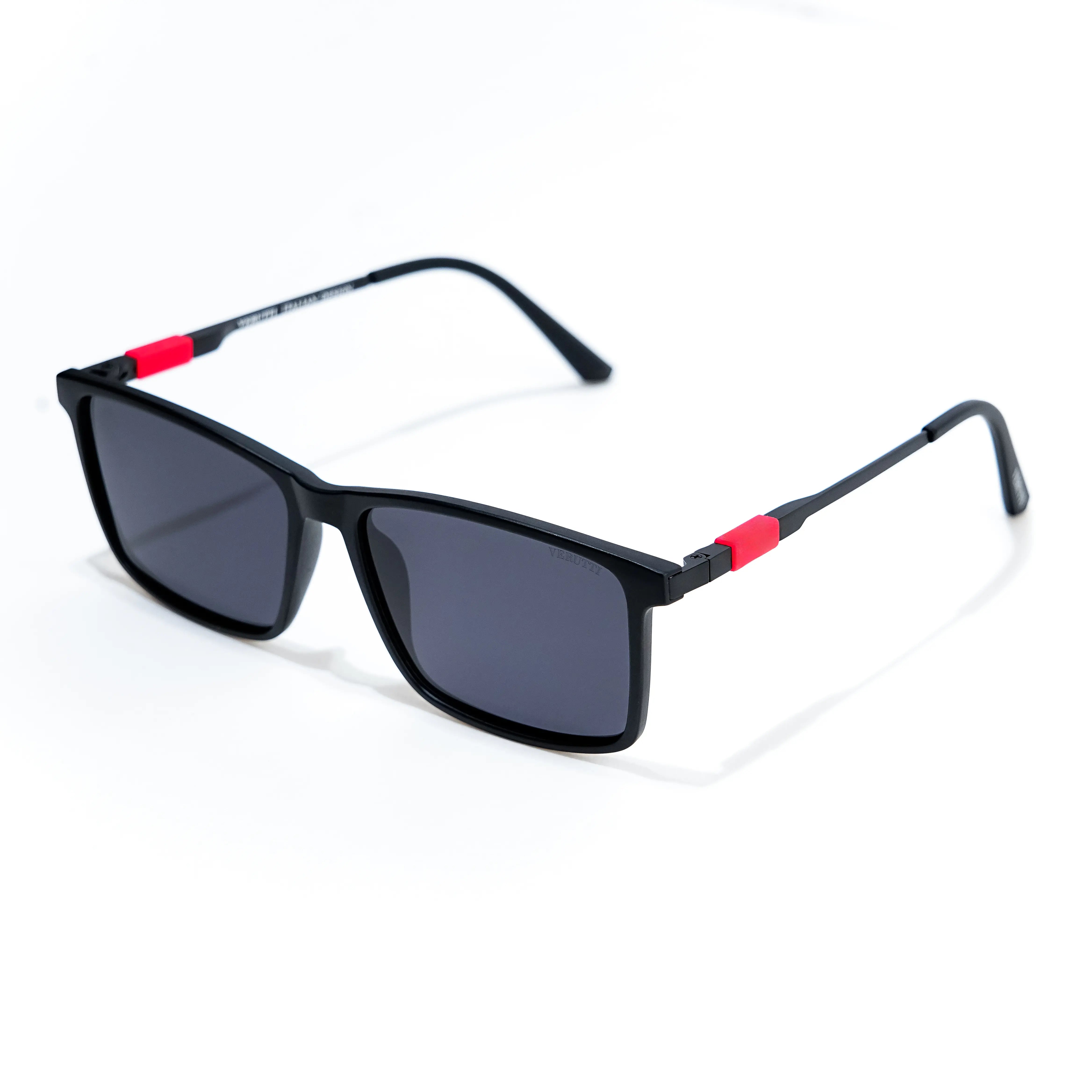 Men’s Luxury Sunglasses Verutti PL489-C2 – Matte Black