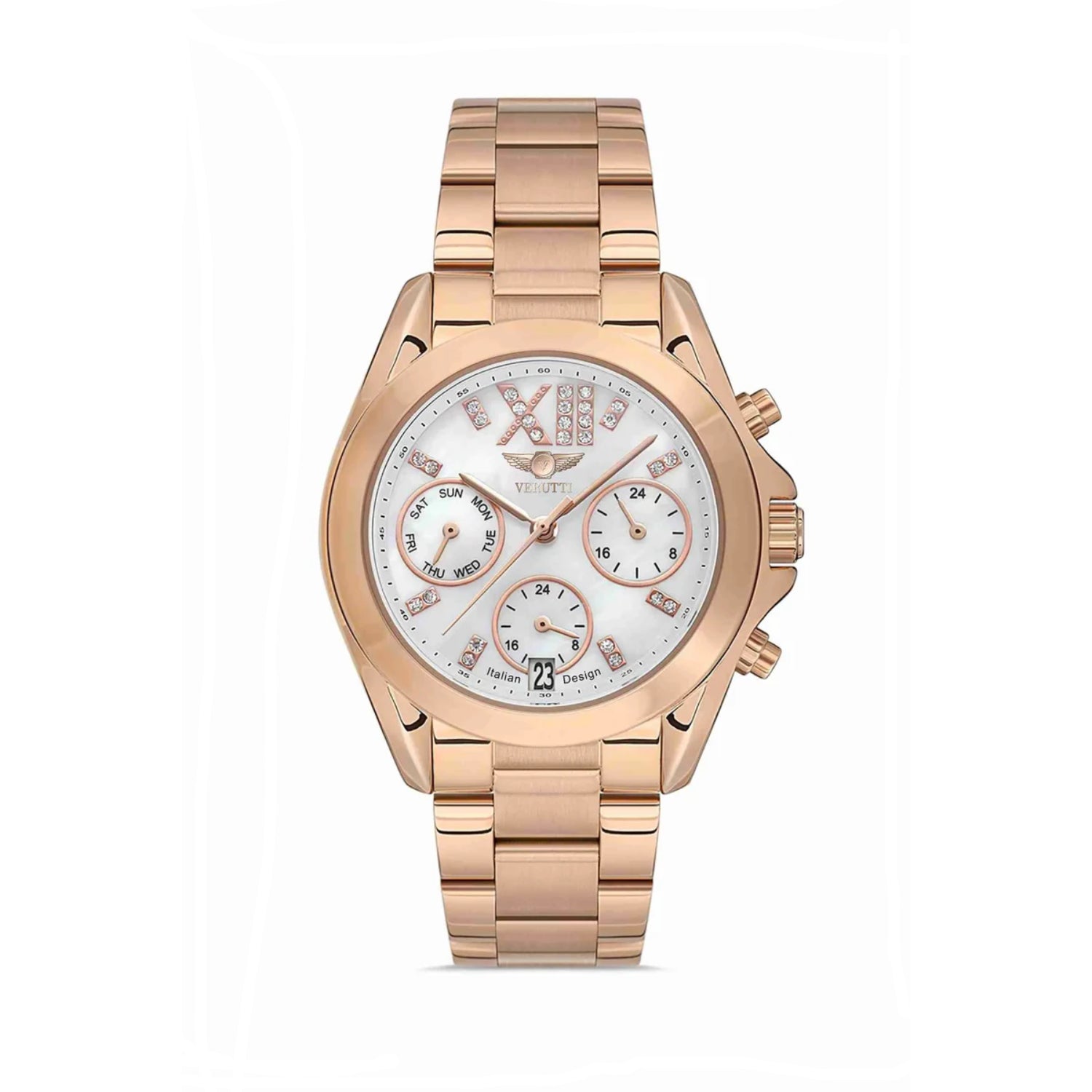 Women’s Luxury Watch – Verutti VR-1008-1 - Blush Gold Edition