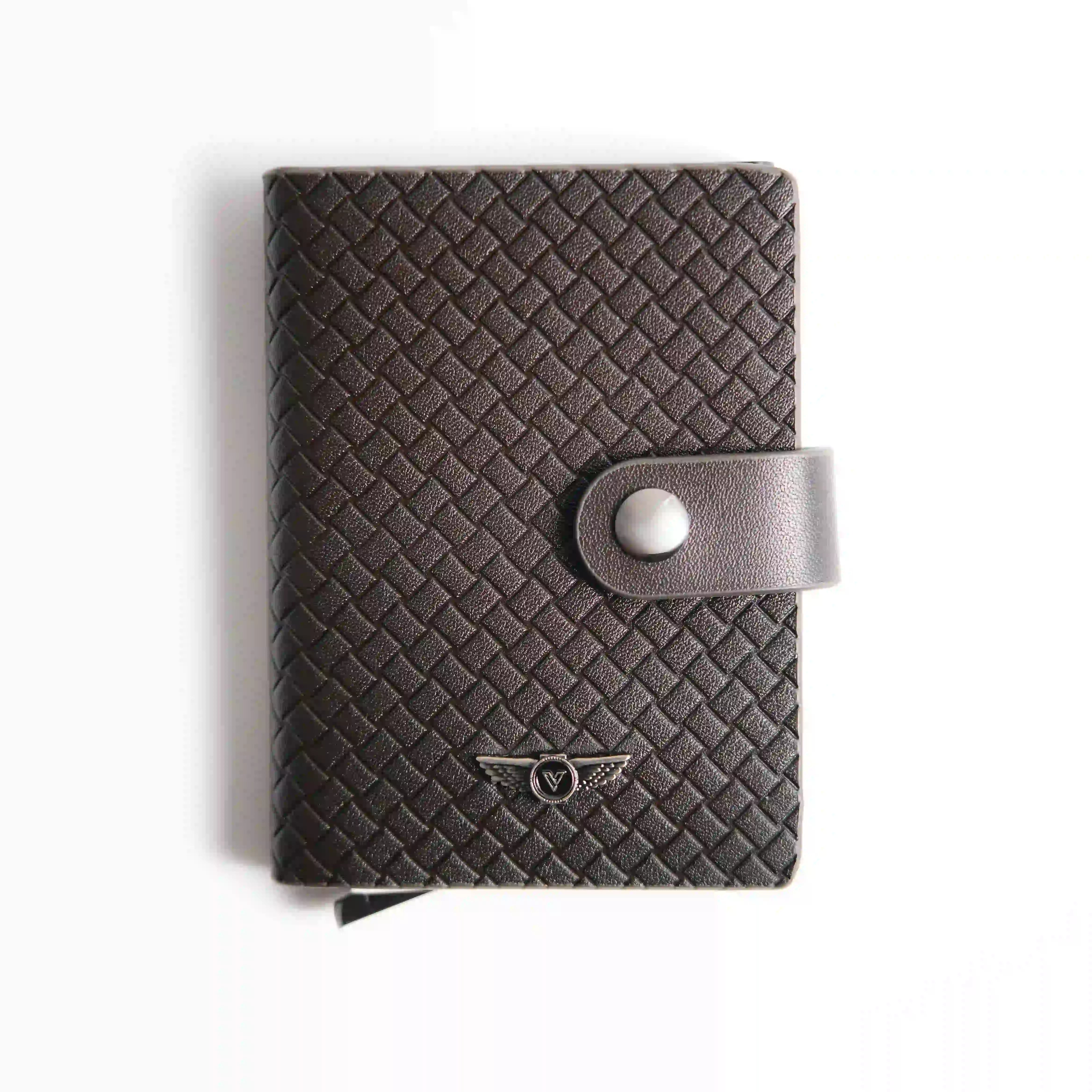 Verutti Men’s Leather Wallet in Brown Cowhide, Model VRW-1012-5