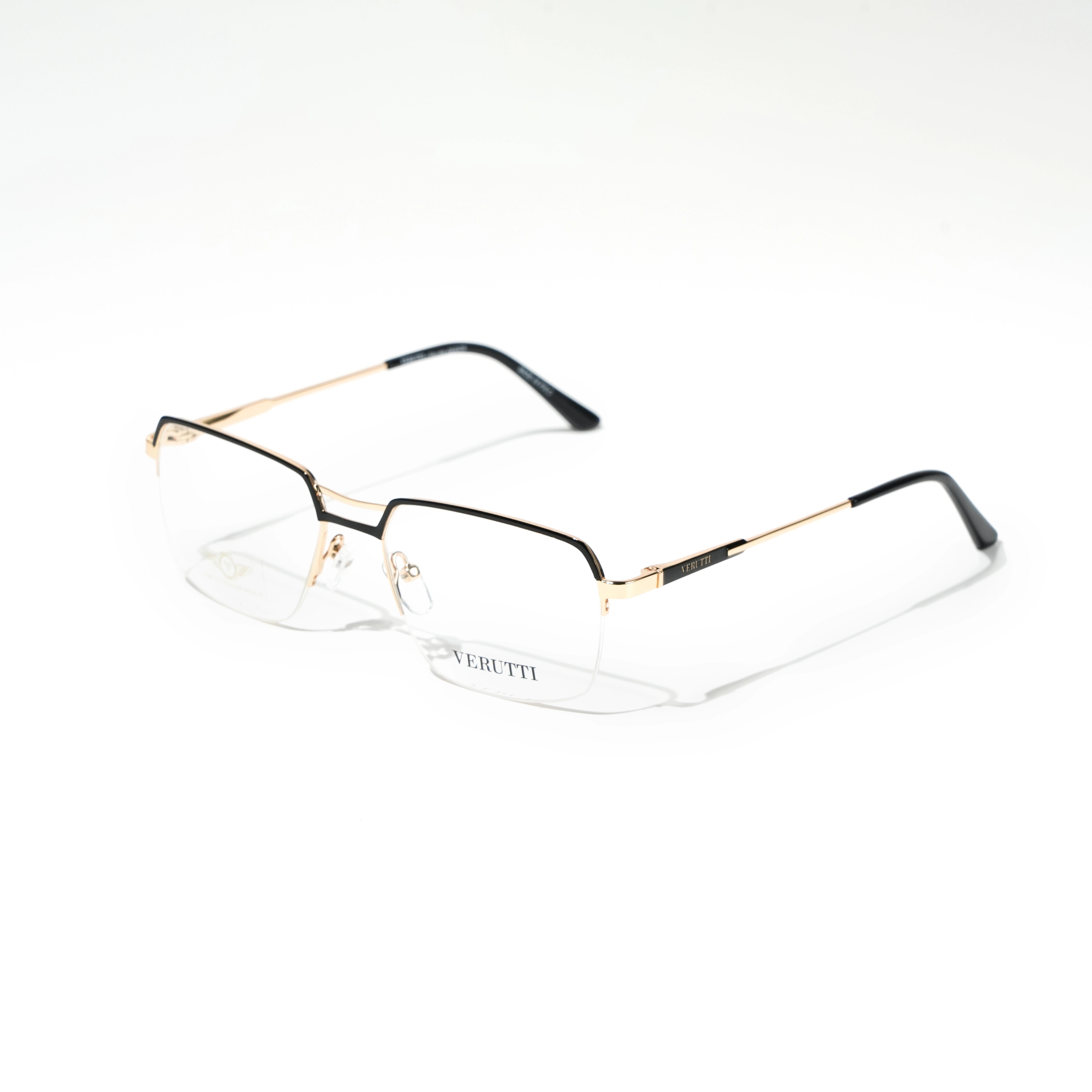 Gold optical frame by Italian Brand Verutti, Model 0504