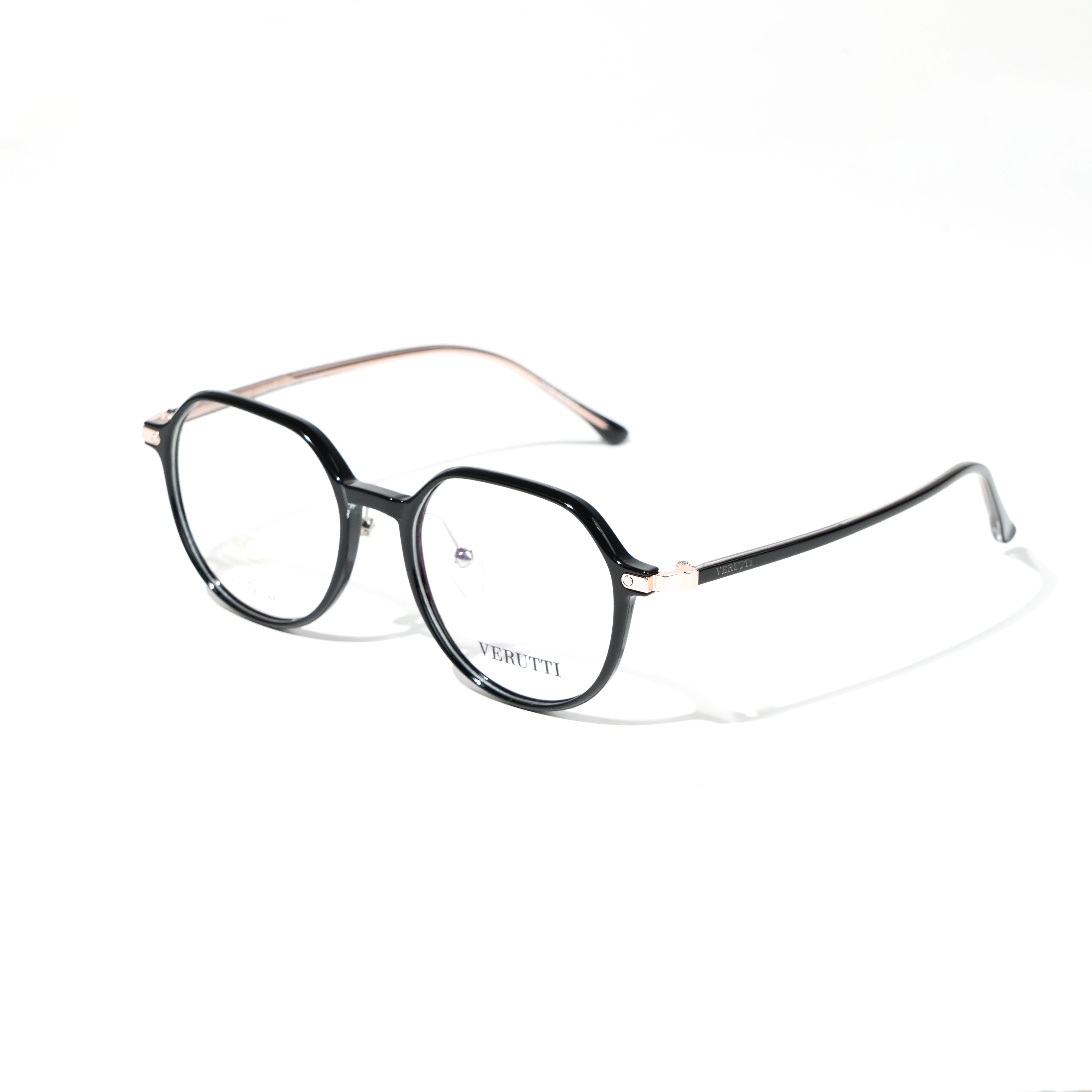 Black optical frame by Italian Brand Verutti, Model 3217