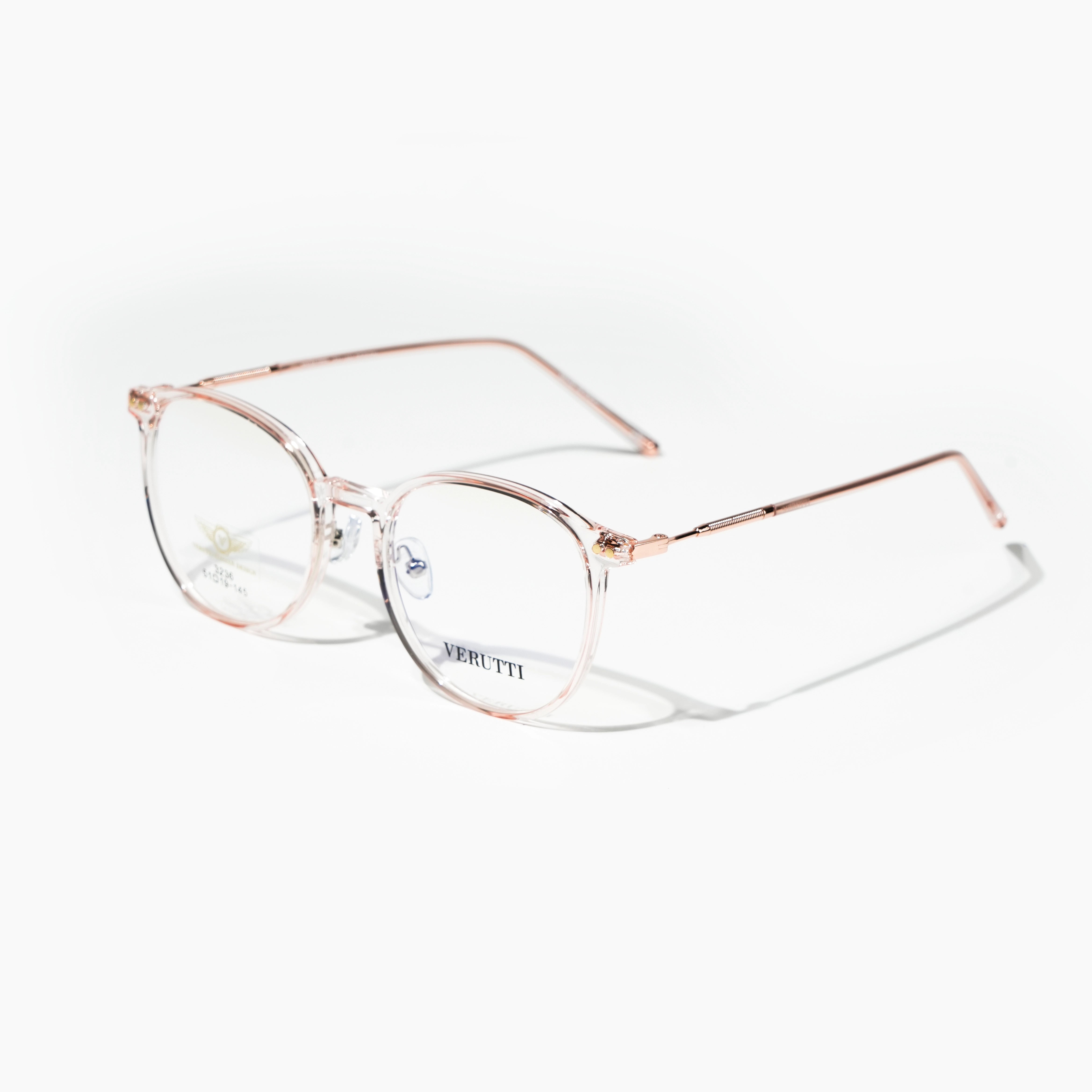Pink optical frame by Italian Brand Verutti, Model 3236
