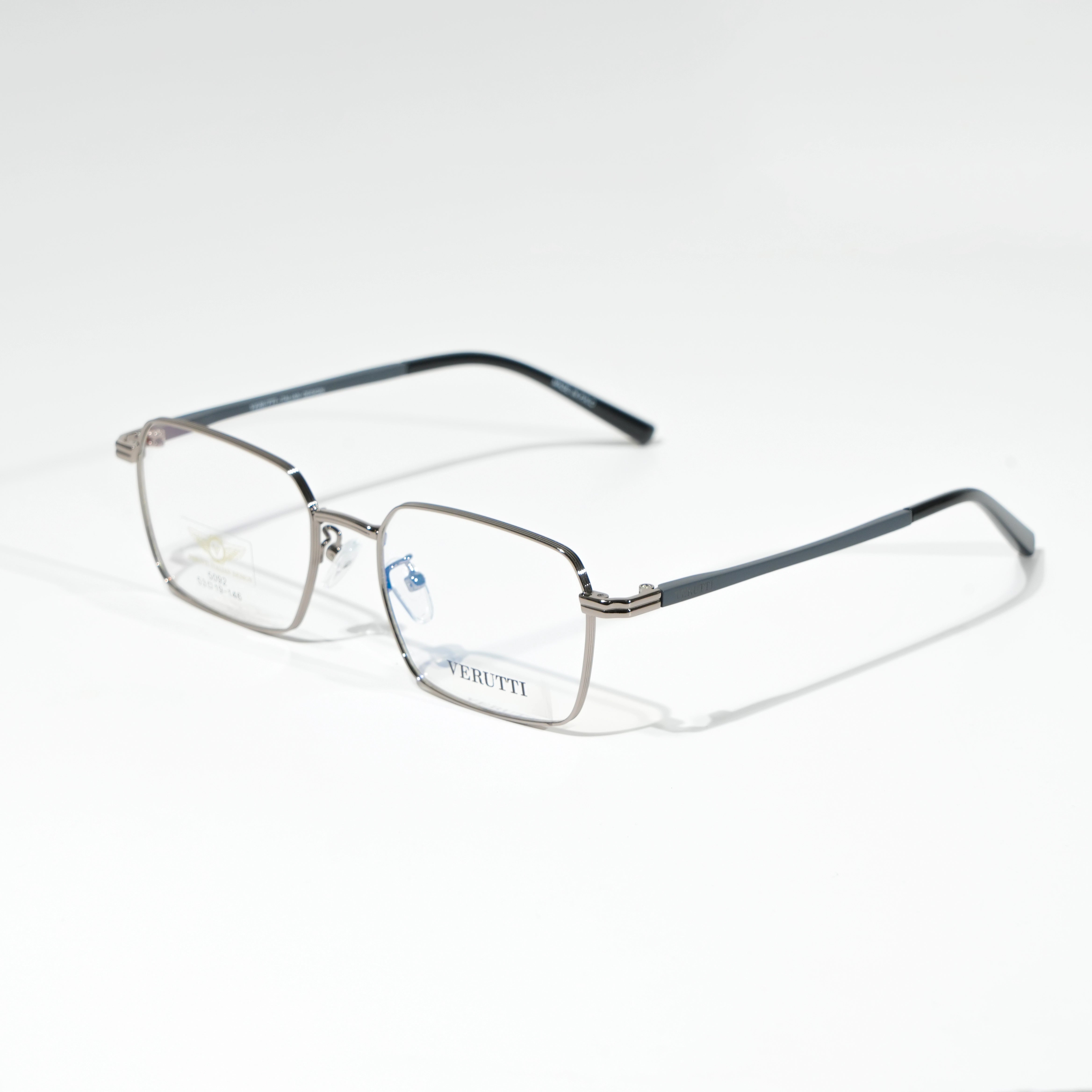 Gray optical frame by Italian Brand Verutti, Model 5092