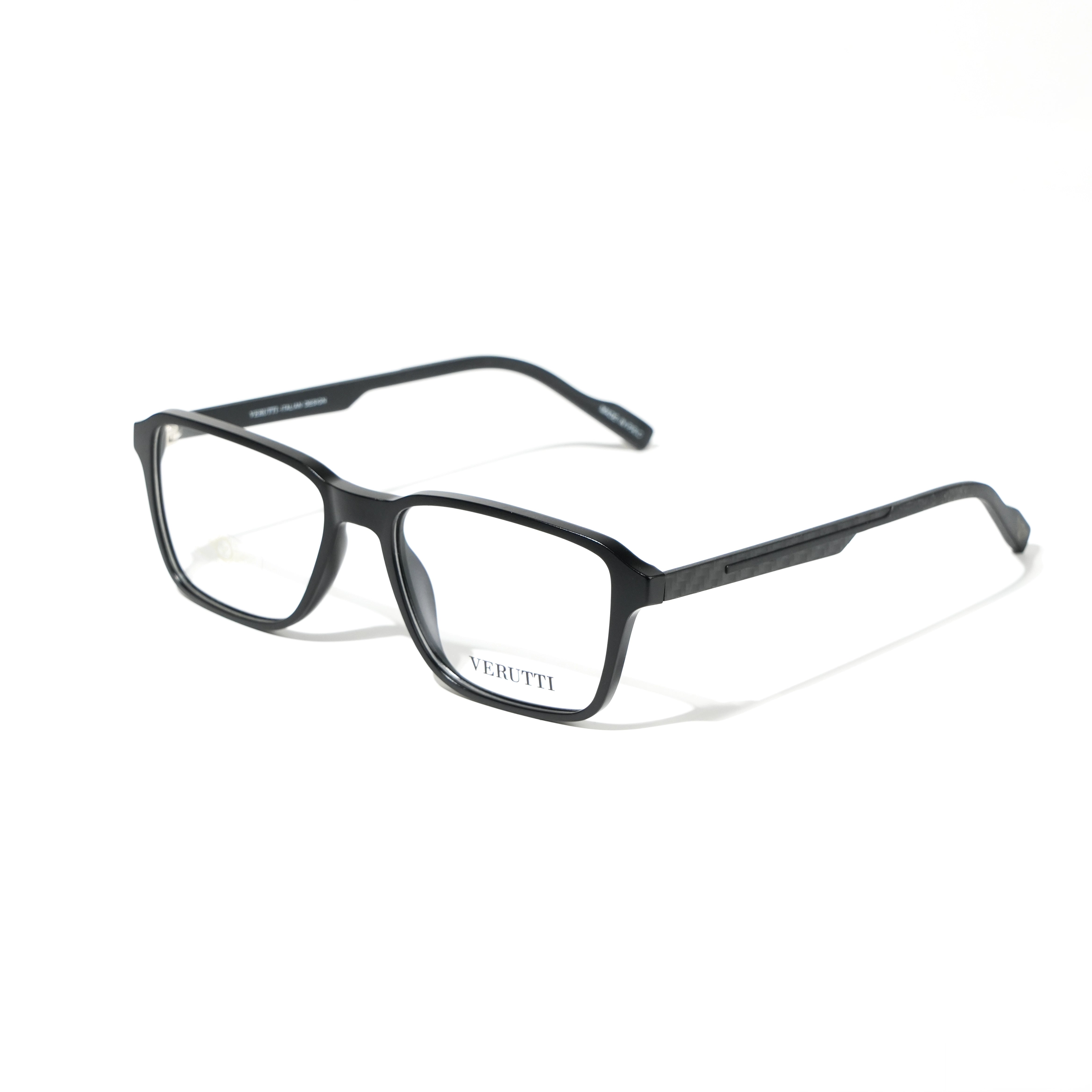 Black optical frame by Italian Brand Verutti, Model 8870