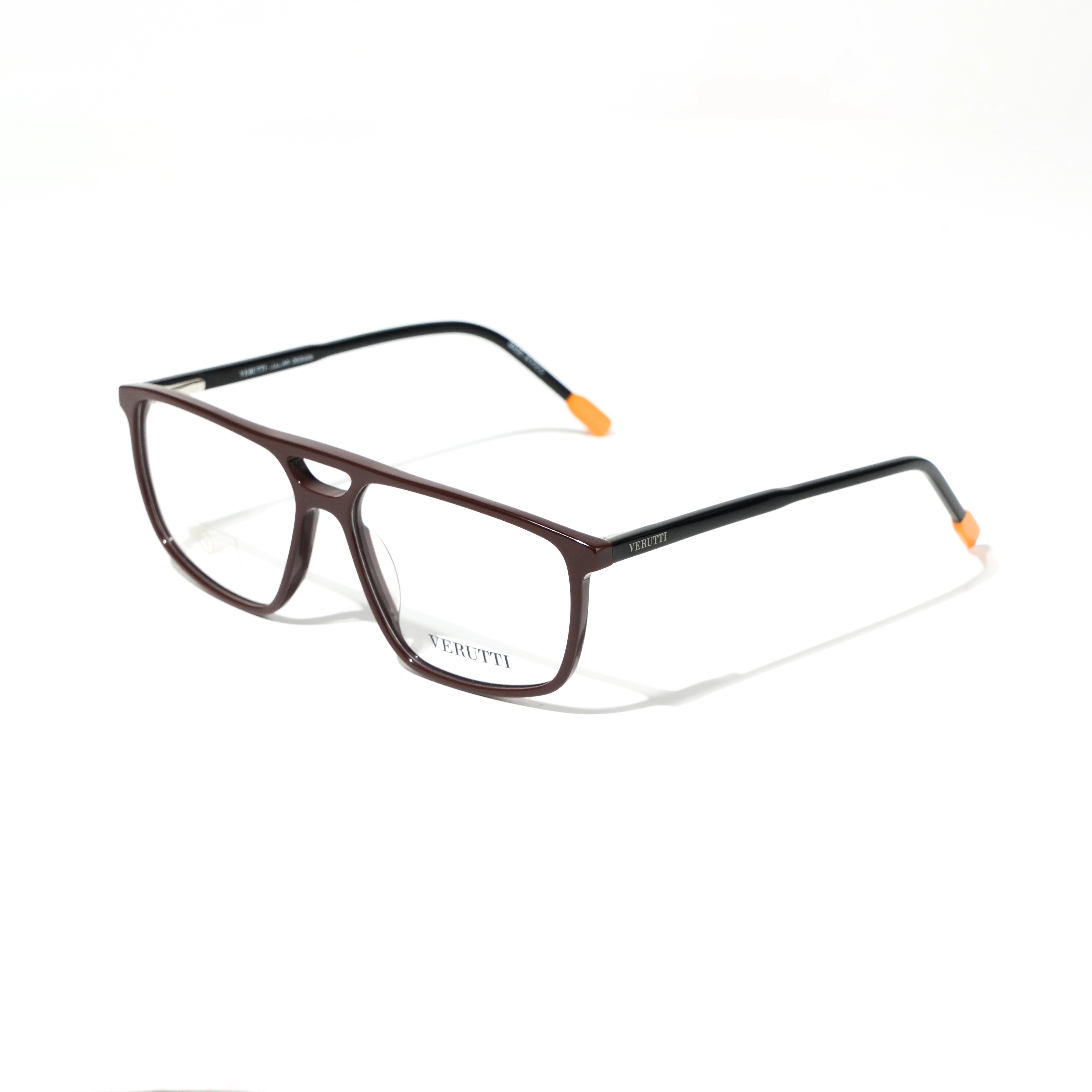 Brown optical frame by Italian Brand Verutti, Model CHA10335