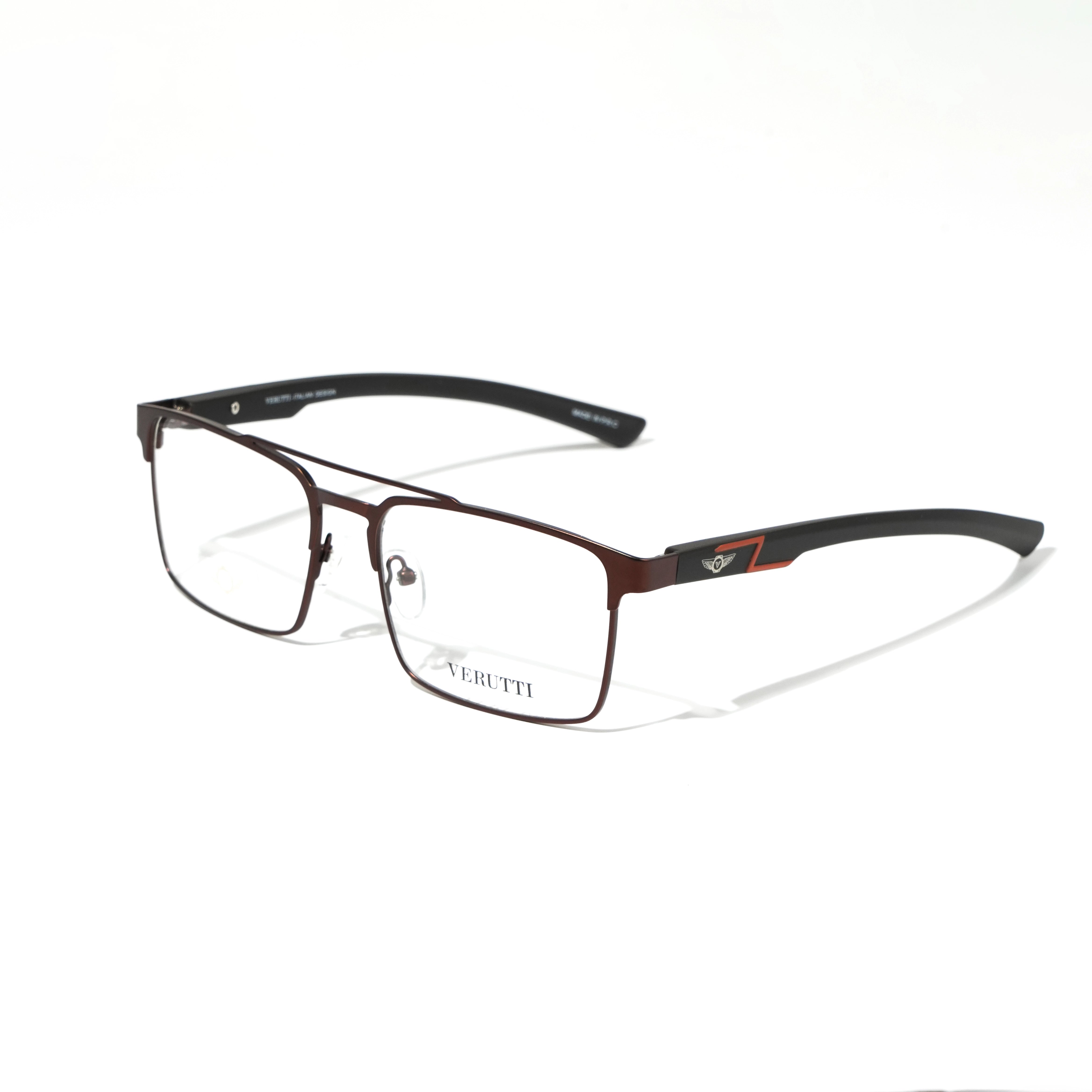 Brown optical frame by Italian Brand Verutti, Model GZ0220A