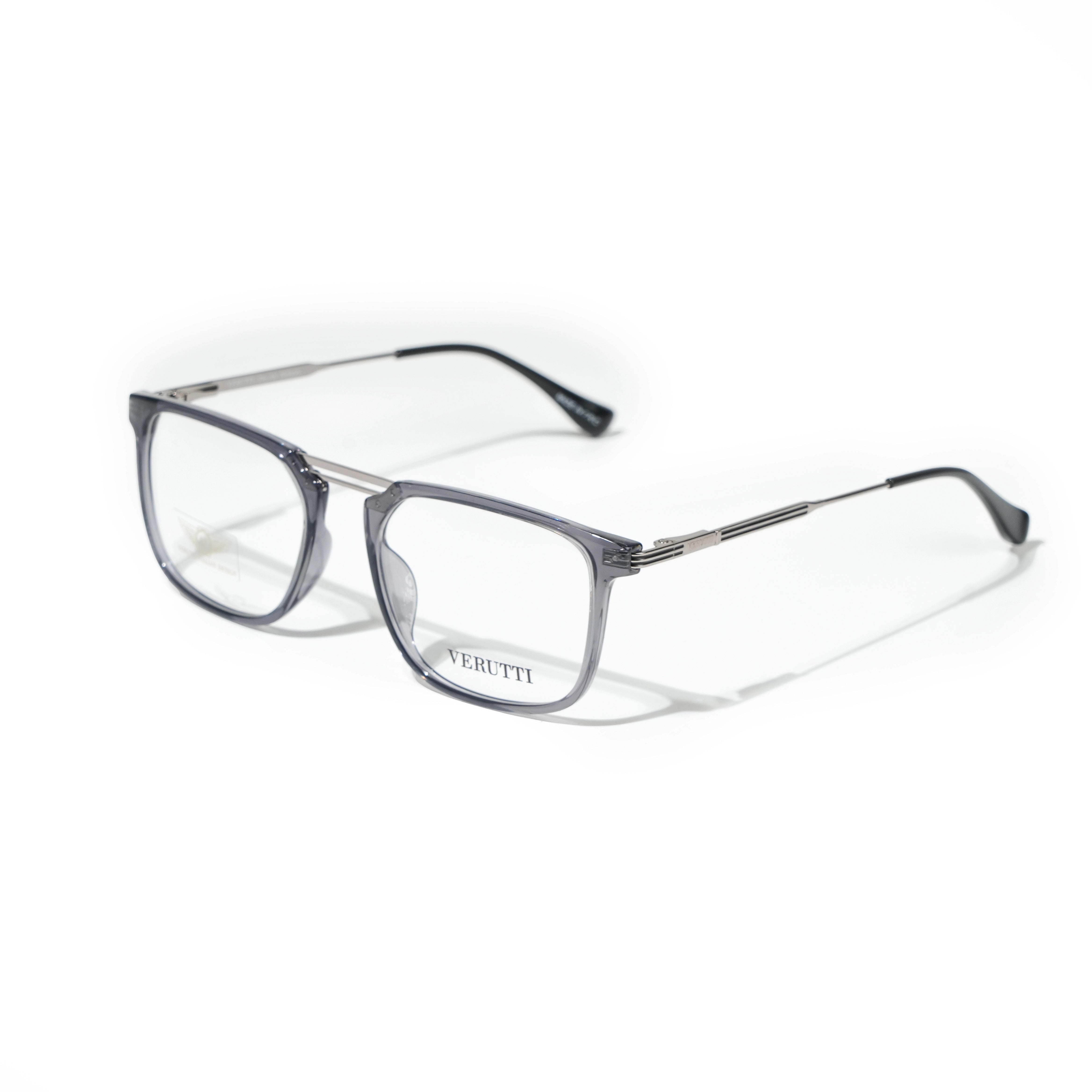Gray optical frame by Italian Brand Verutti, Model GZ1109