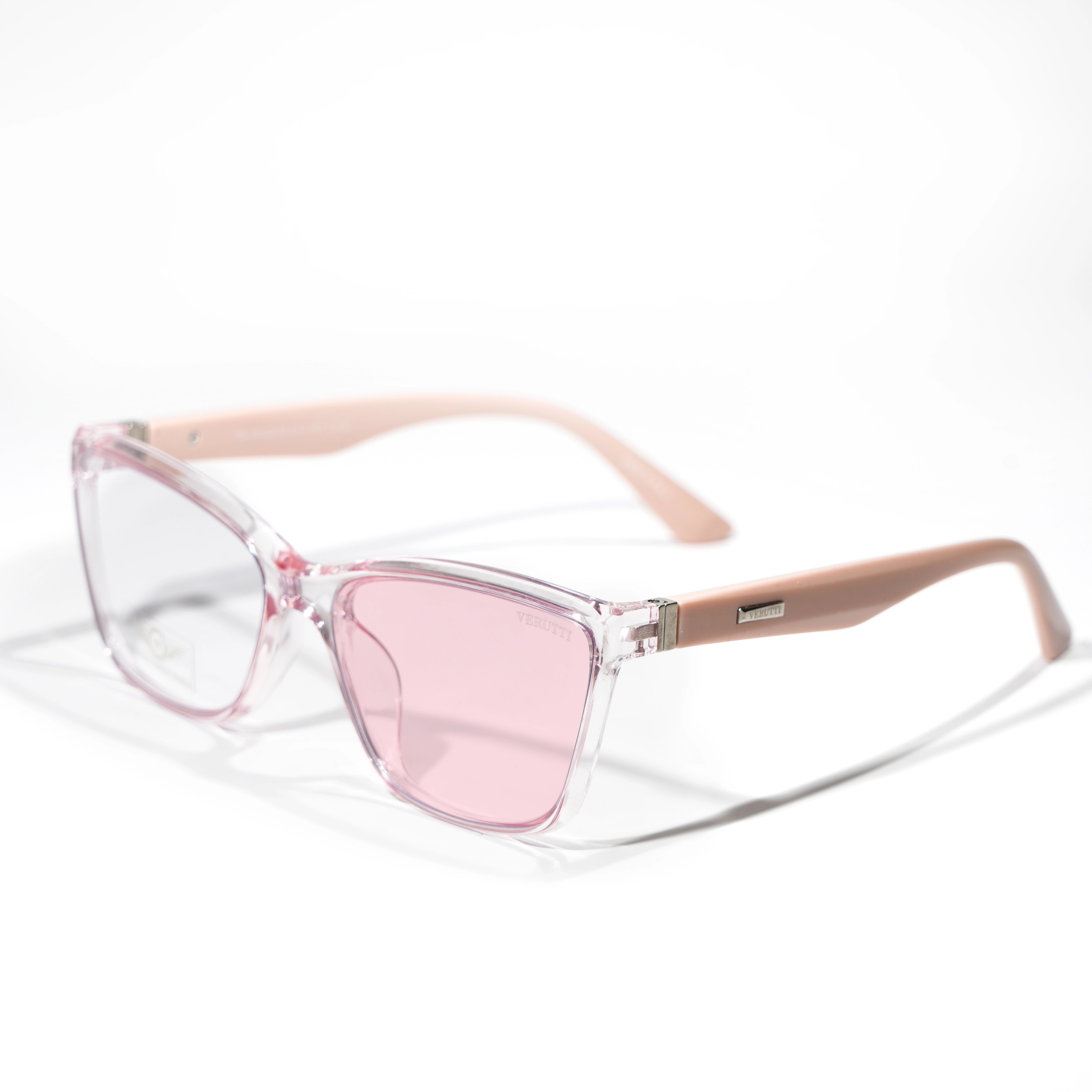 Pink Photochromic lenses frame by Italian Brand Verutti, Model BS88002