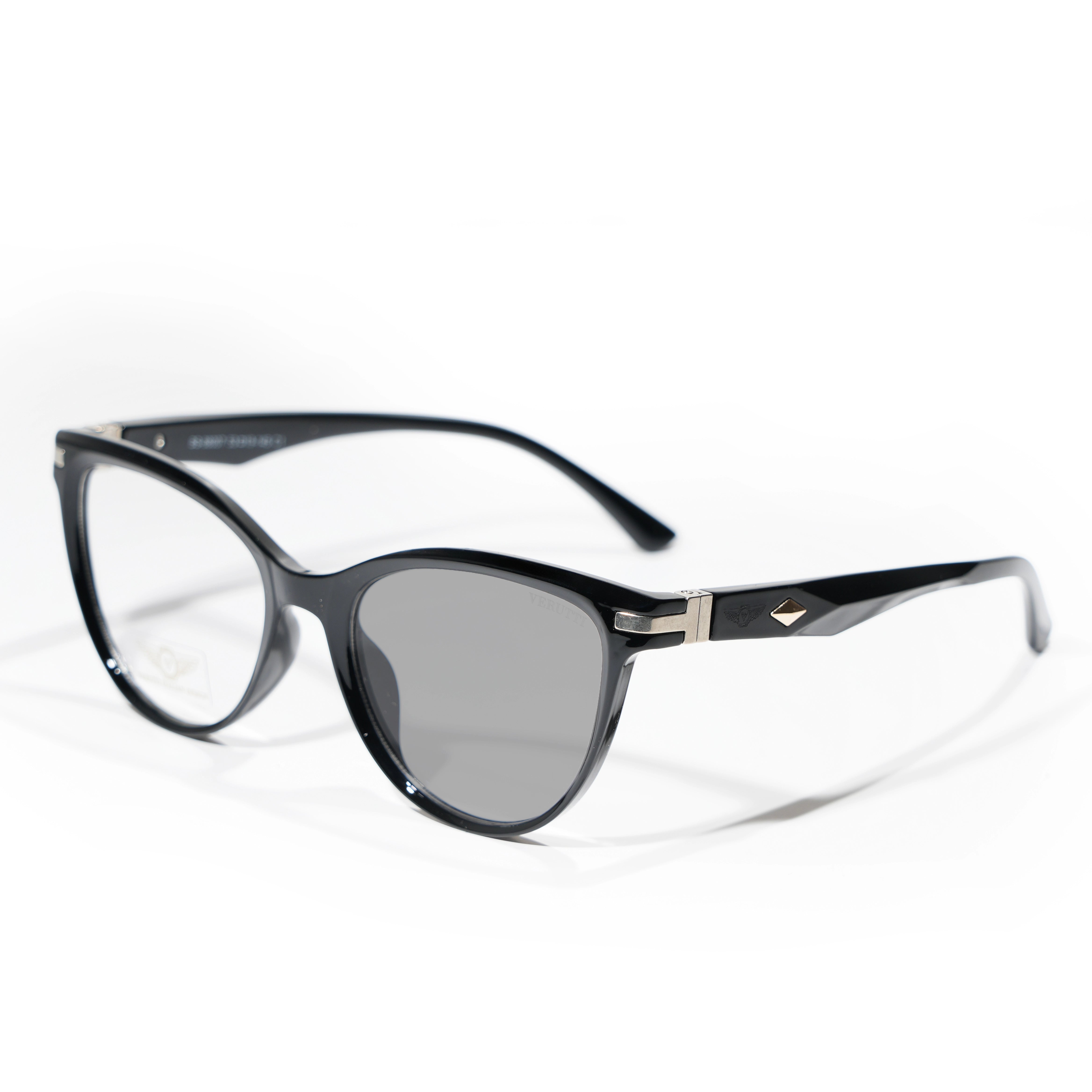 Black Photochromic lenses frame by Italian Brand Verutti, Model BS88007