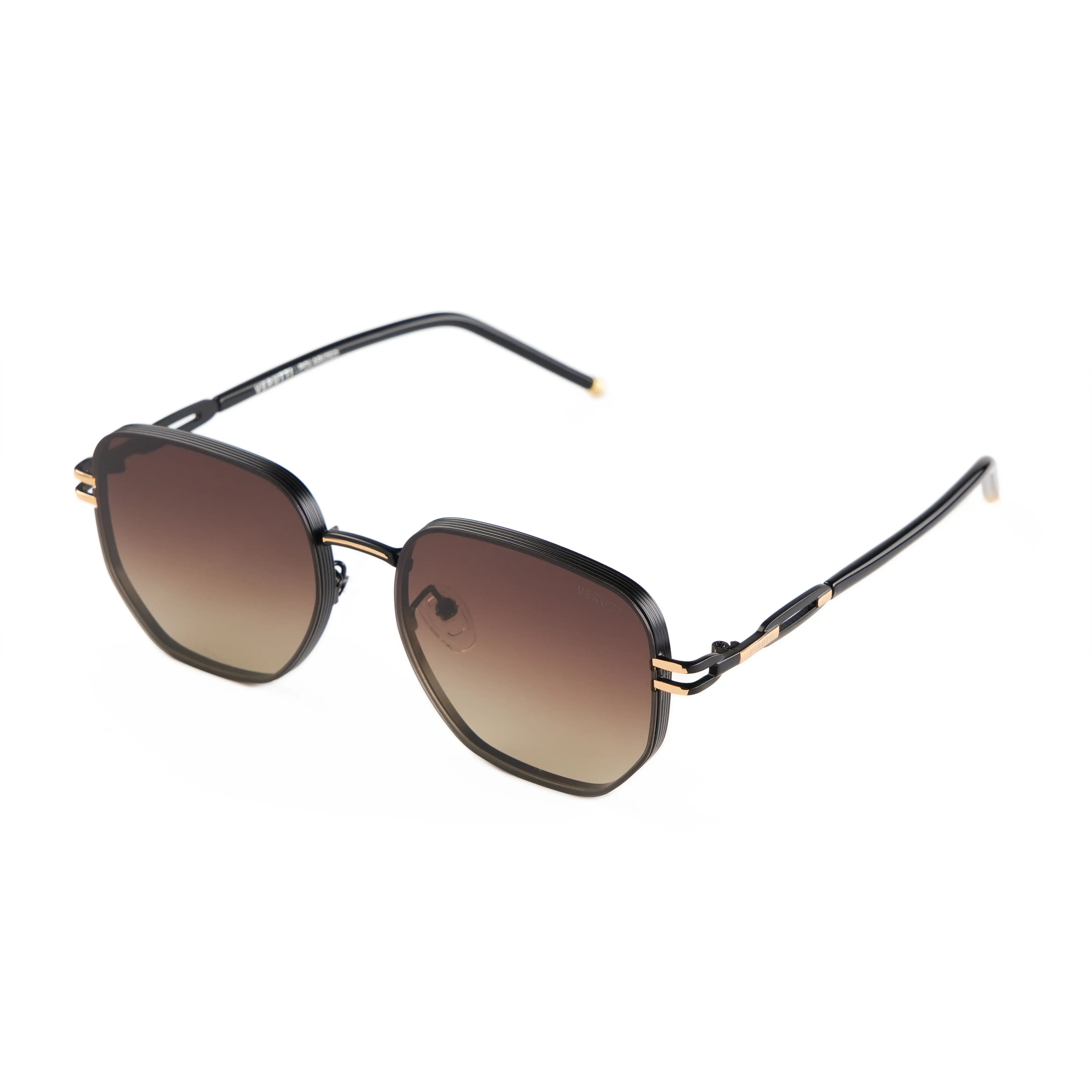 Unisex’s Luxury Sunglasses Verutti EH21004-C3 – Brown Gradient Lenses