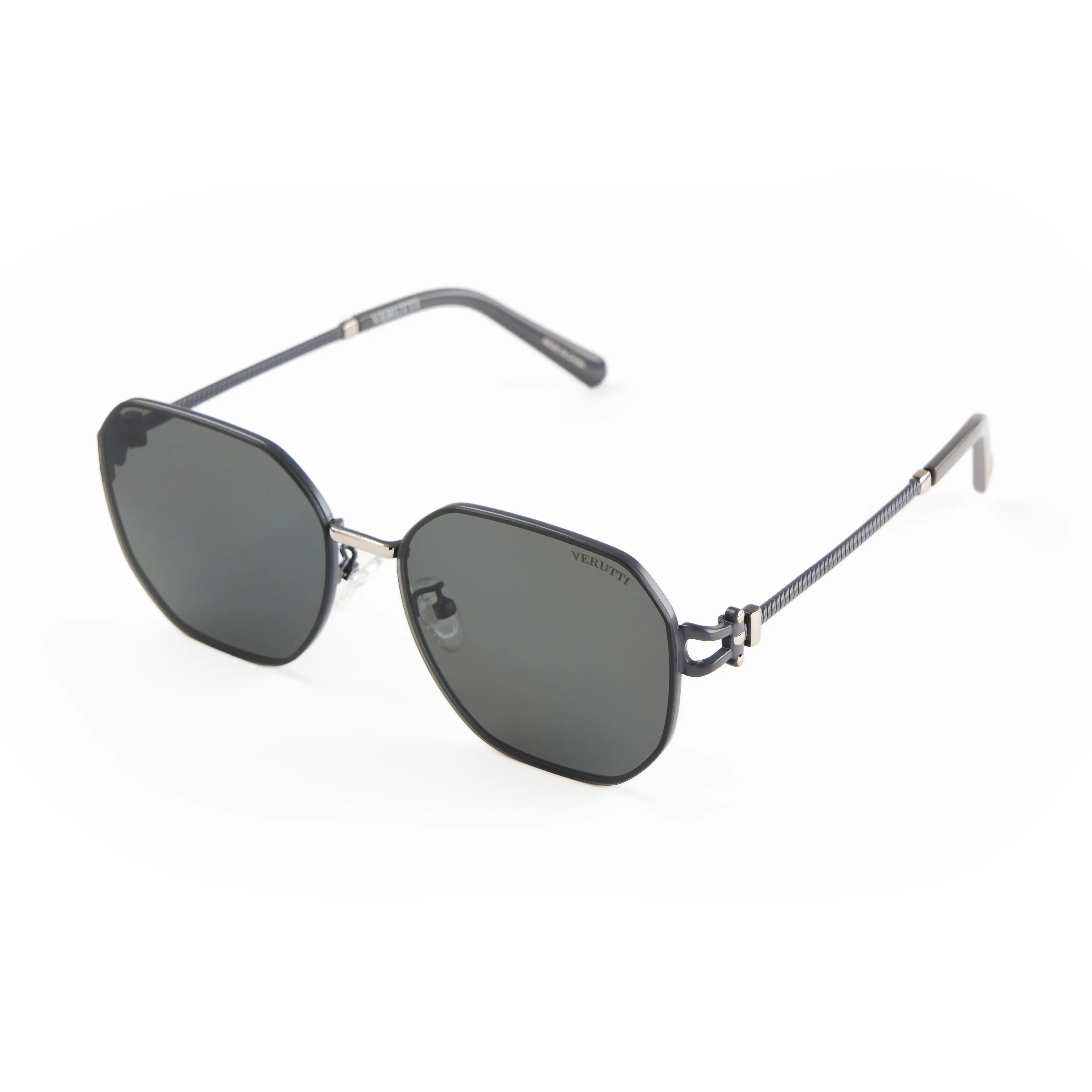 Unisex Luxury Sunglasses Verutti EH21009-C1 – Black Lenses