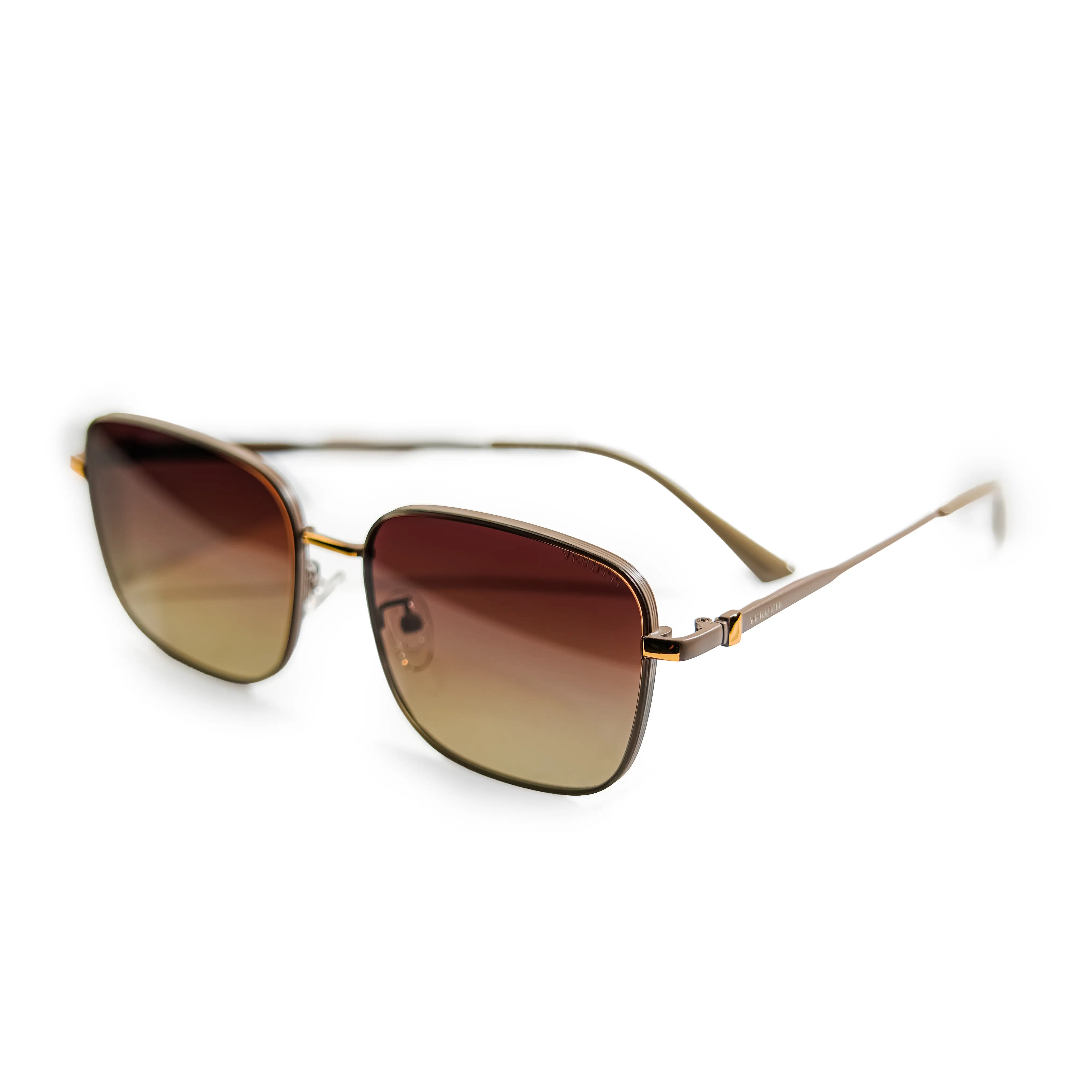 Unisex Luxury Sunglasses Verutti EH21015-C3 – Beige Square Design