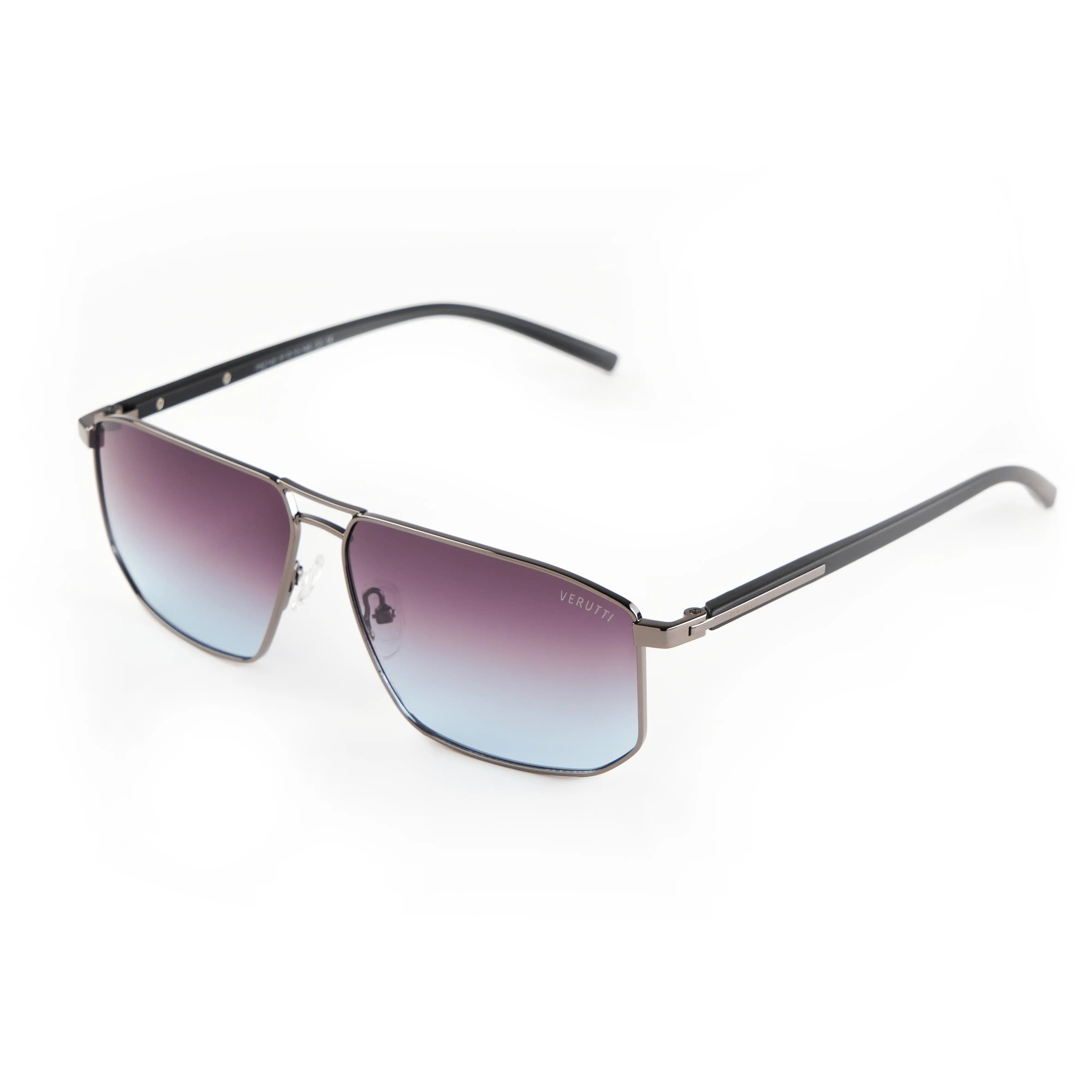 Men’s Luxury Sunglasses Verutti PS2140-C2 – Rectangular Gun Gray