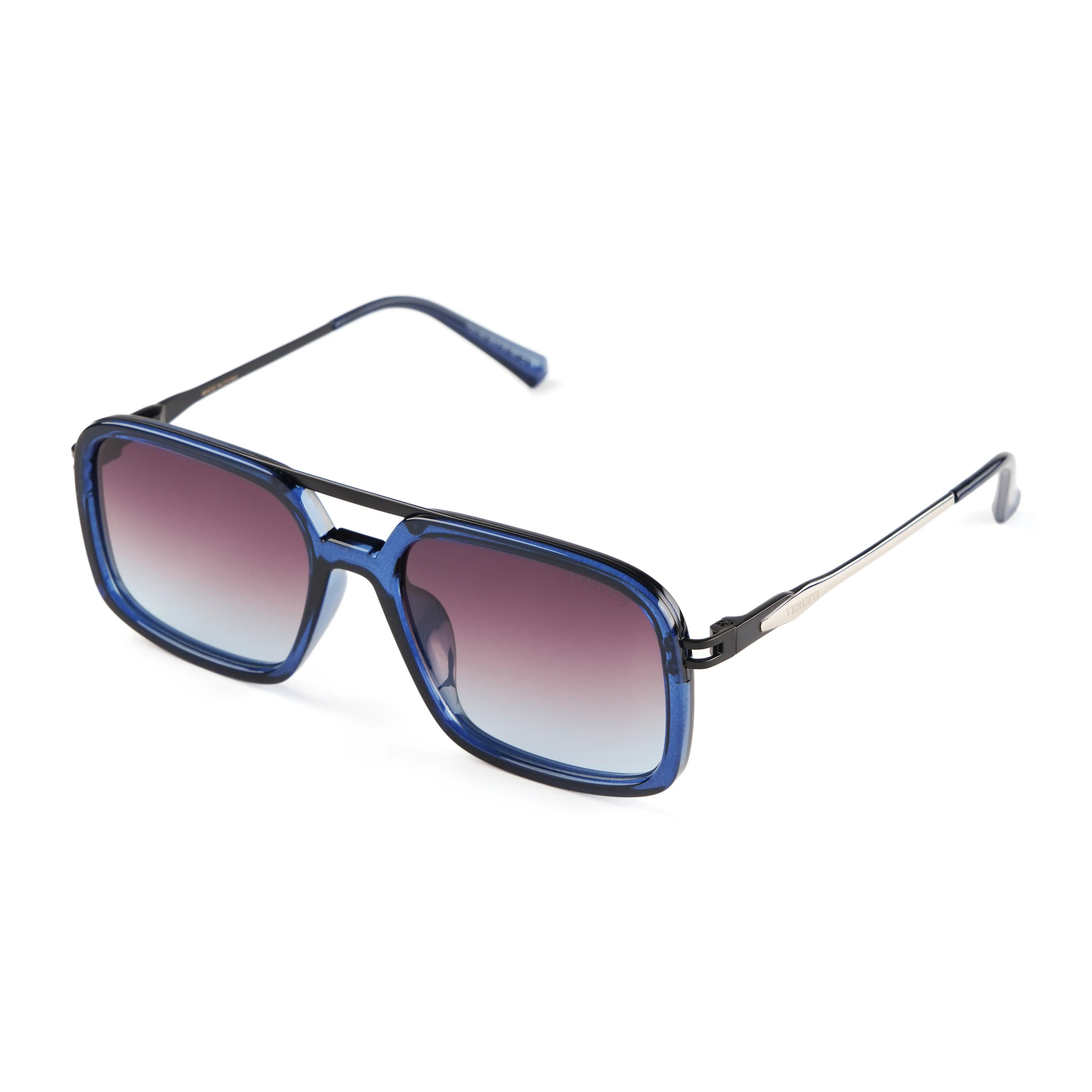 Men’s Luxury Sunglasses Verutti PS2169-C2 – Blue Square Gradient