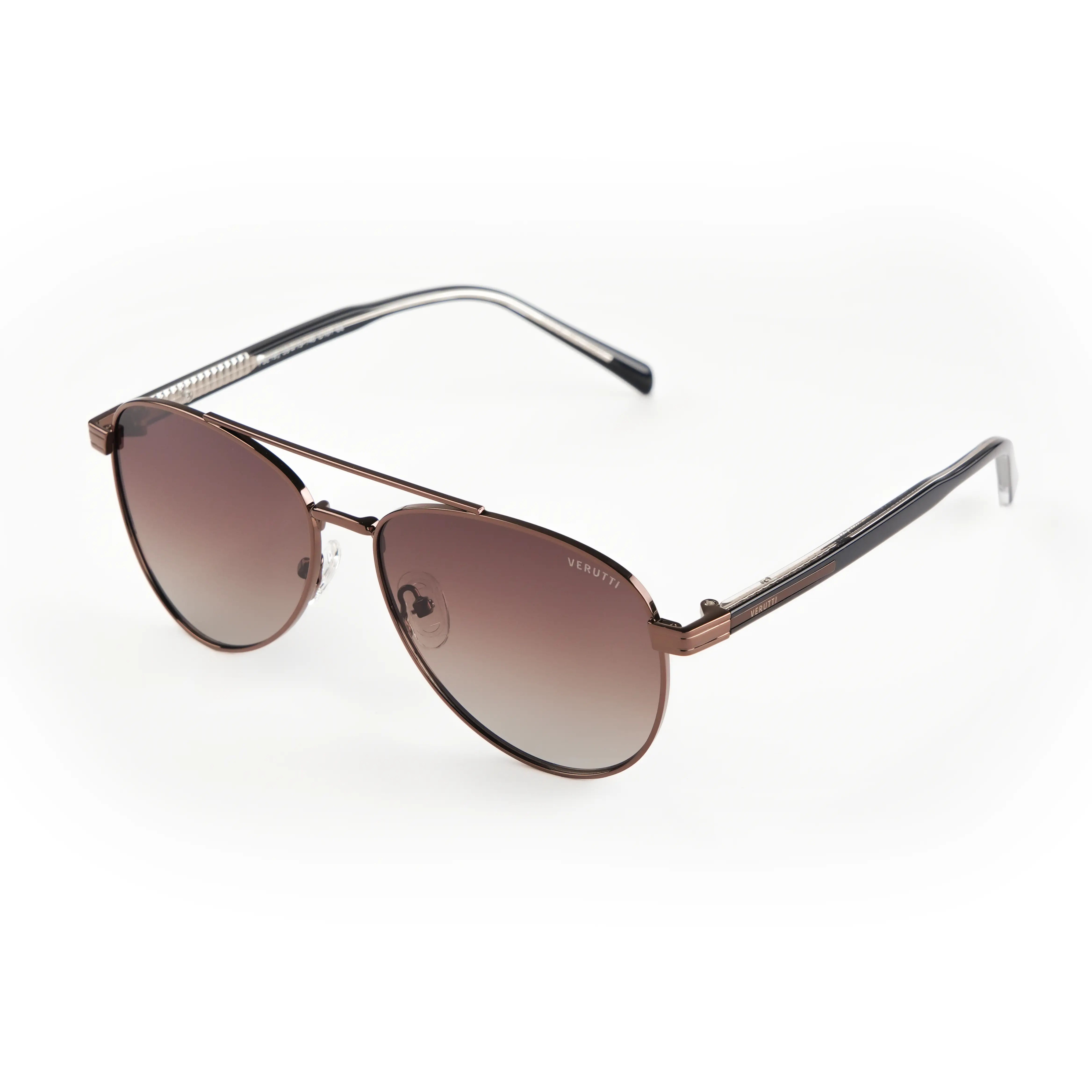 Men’s Luxury Sunglasses Verutti PS2195-C101 – Brown Gradient Aviator