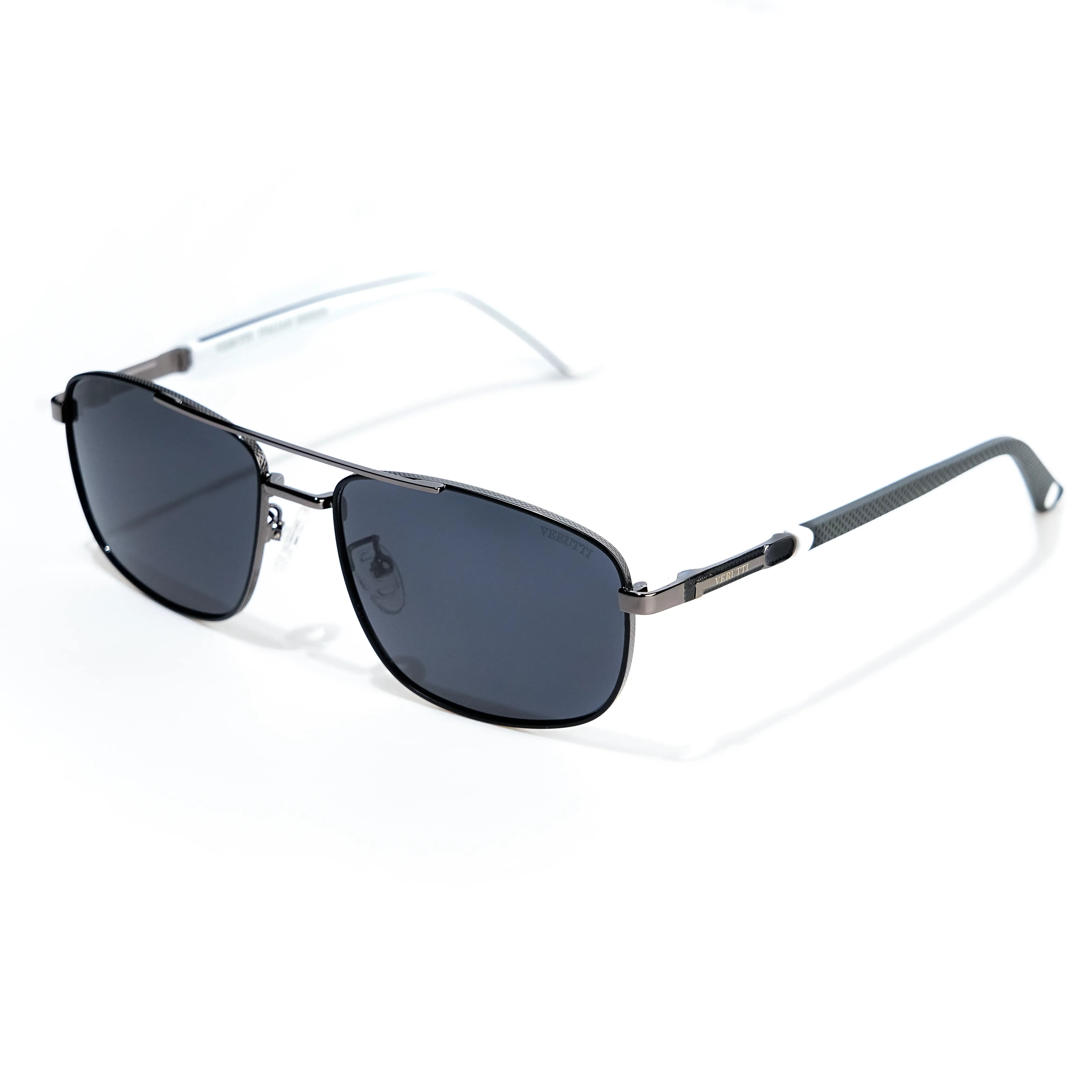 Men’s Luxury Sunglasses Verutti BB6313-C85 – Dark Silver