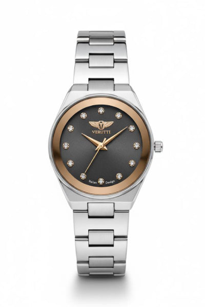 ساعة نسائية فاخرة Verutti VR-1027-1 – إصدار Clouded Charm