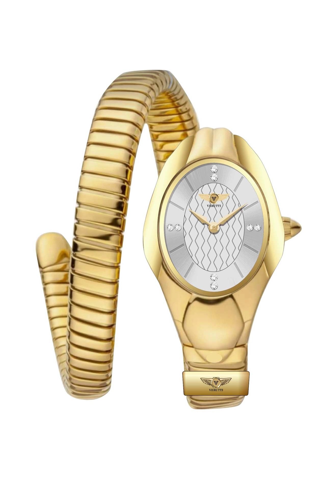 Women’s Luxury Watch – Verutti 1035-1, Serpente Oro Edition