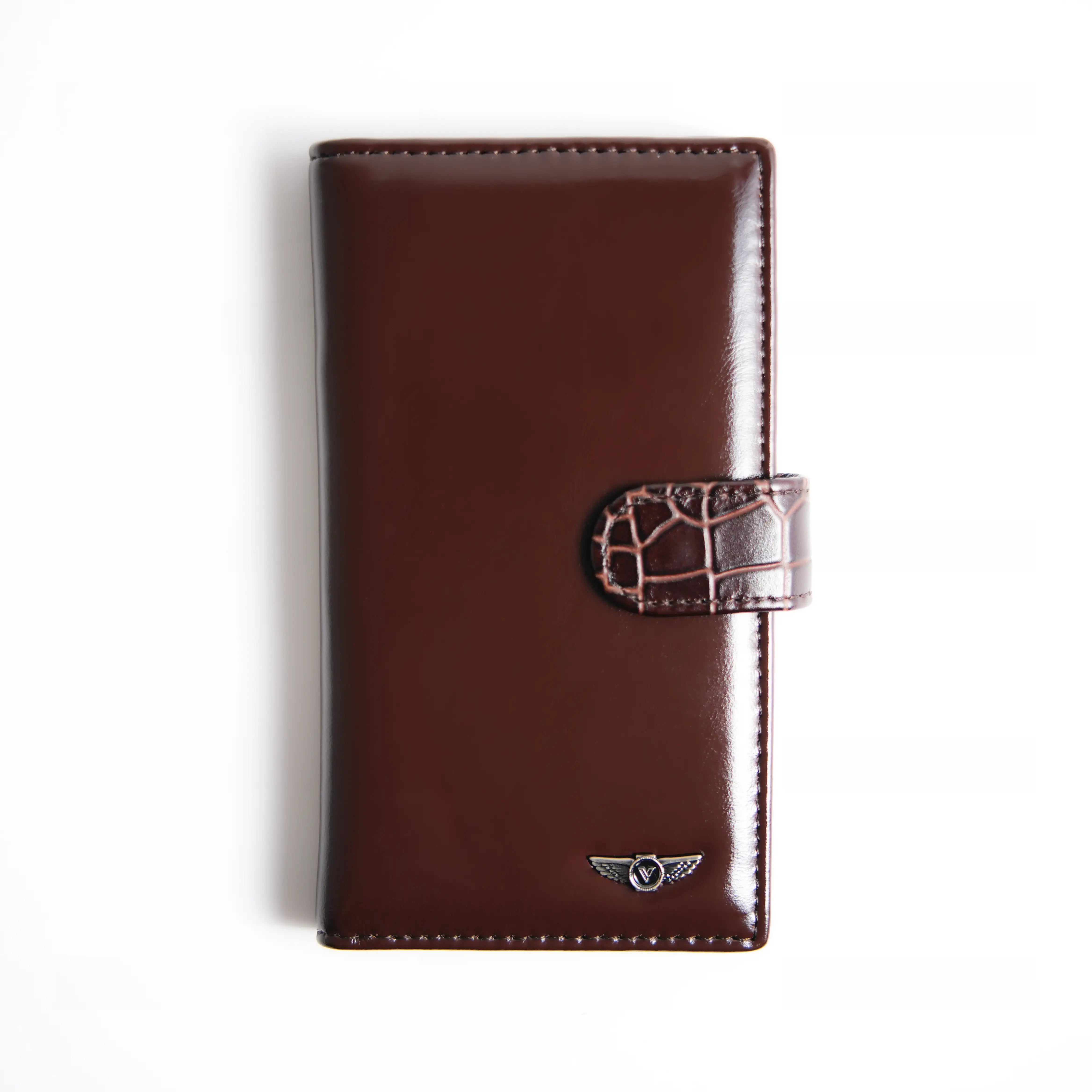 Verutti Men’s Leather Wallet in Brown Cowhide, Model VRW-5010-2