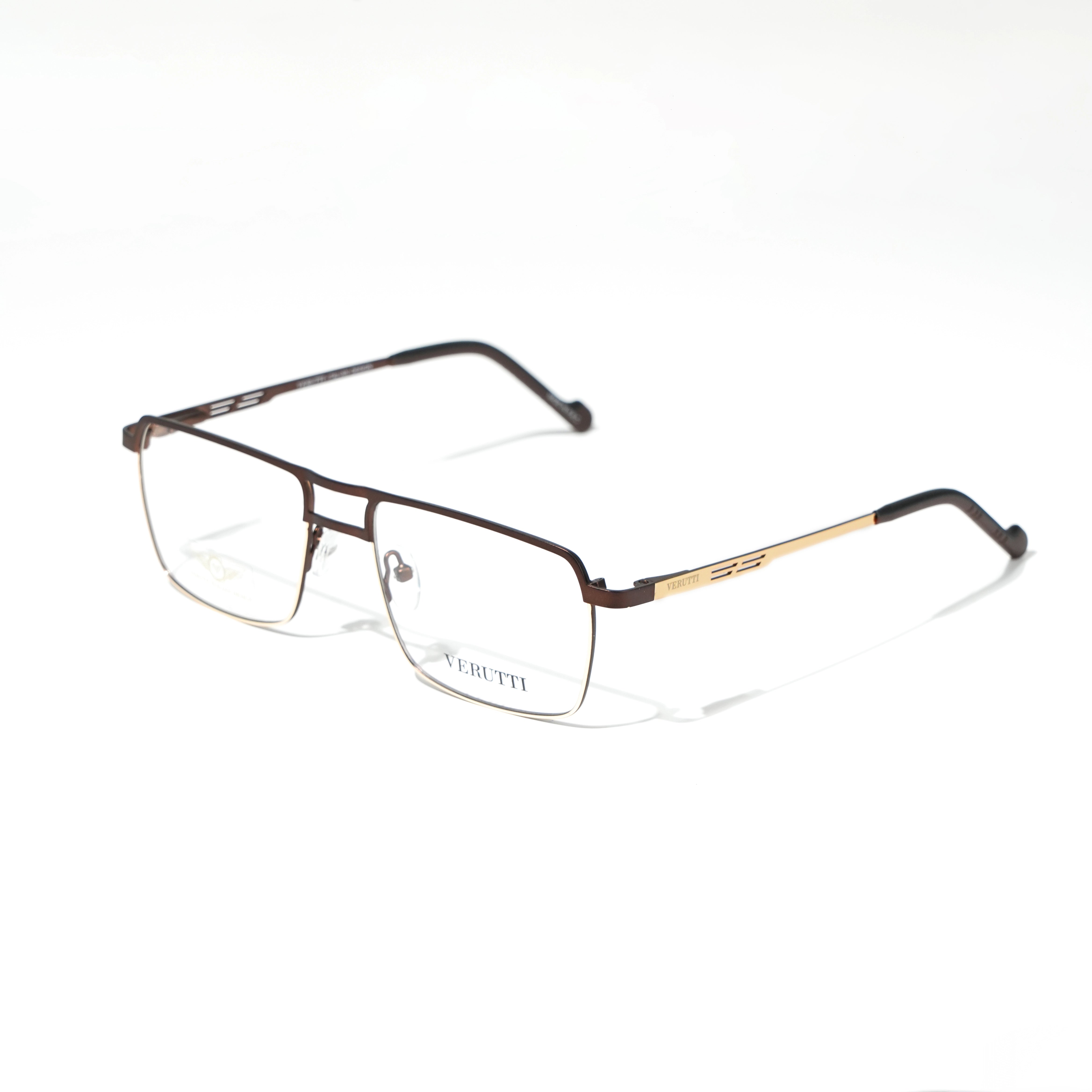 Brown optical frame by Italian Brand Verutti, Model 0266

