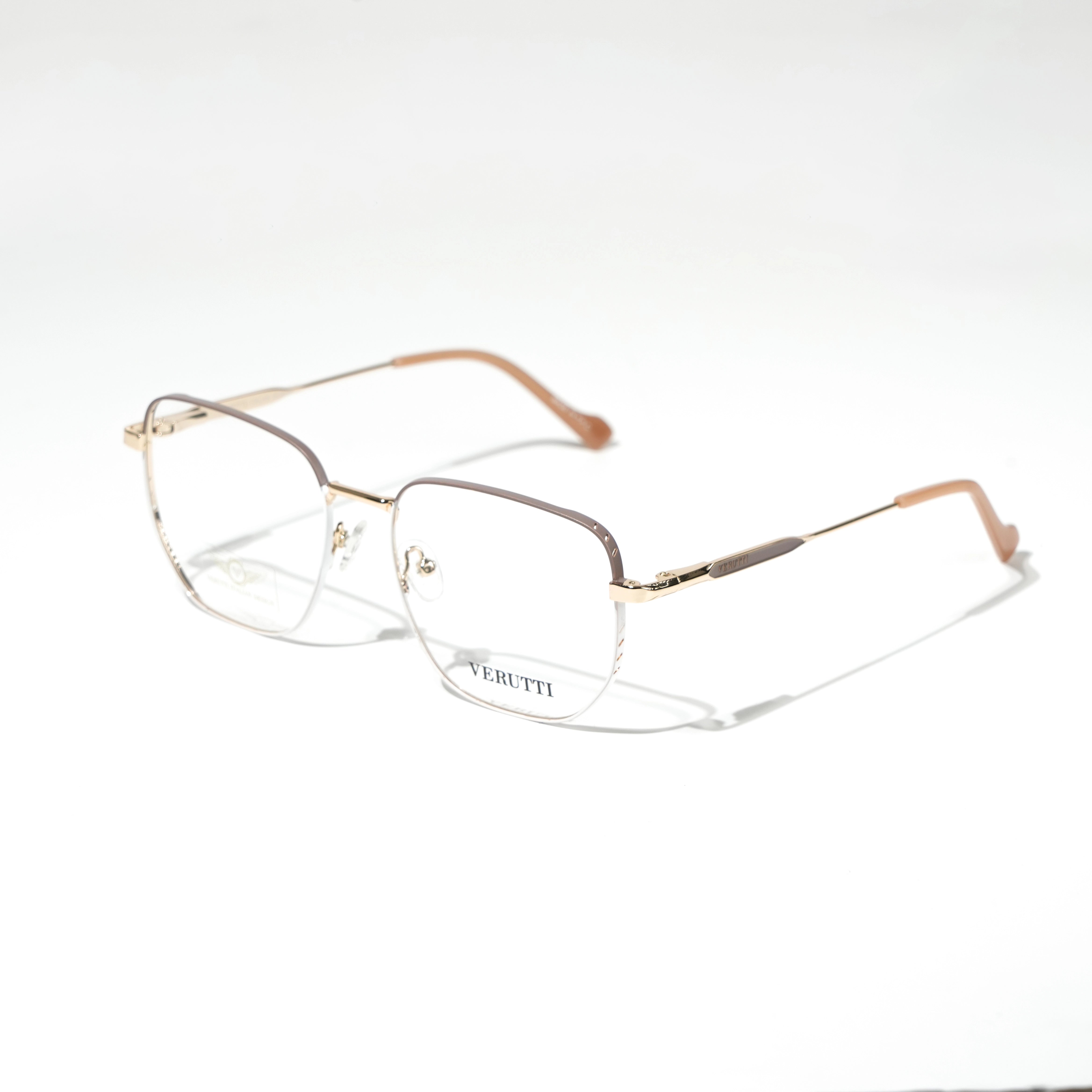 Brown optical frame by Italian Brand Verutti, Model 17010
