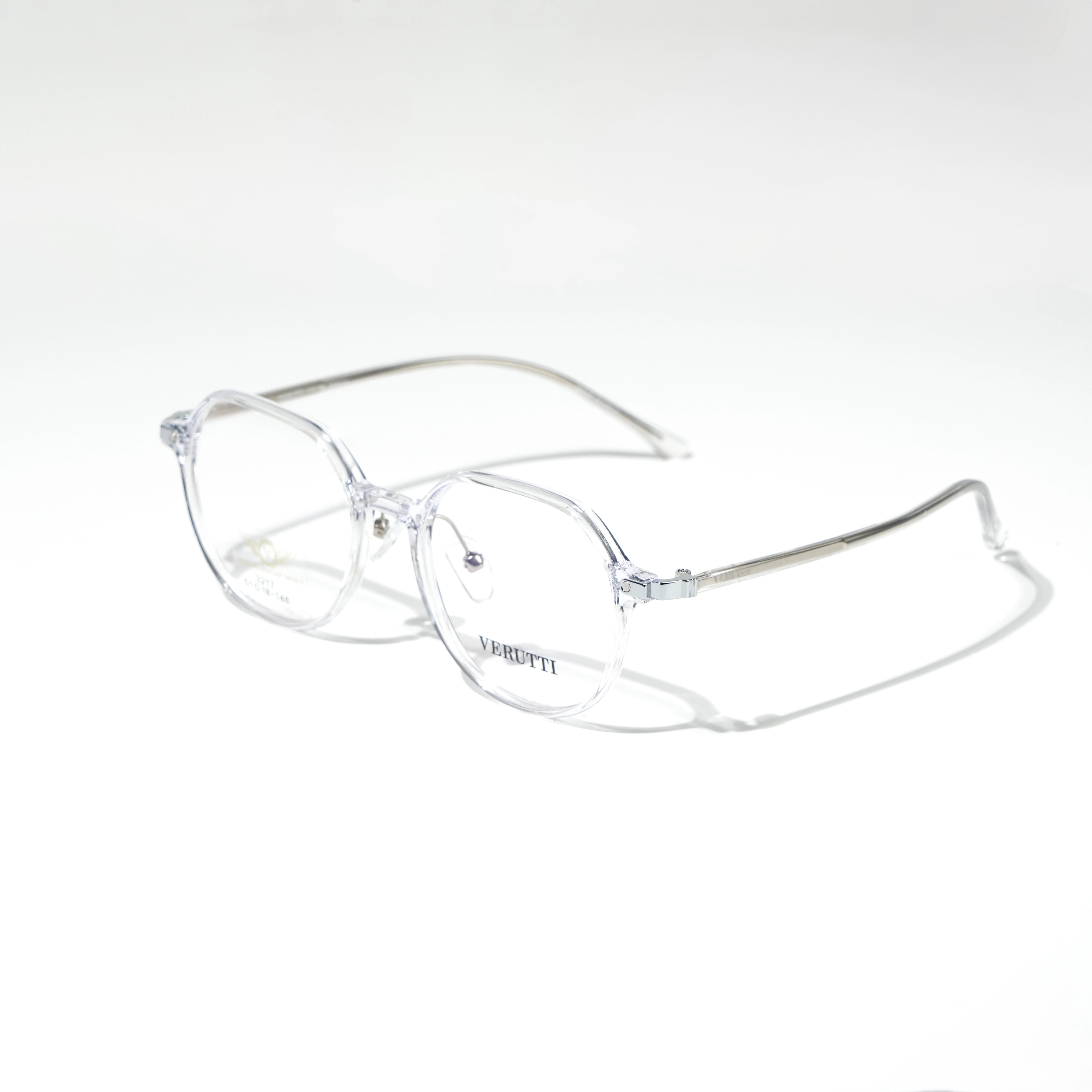 Transparent optical frame by Italian Brand Verutti, Model 3217

