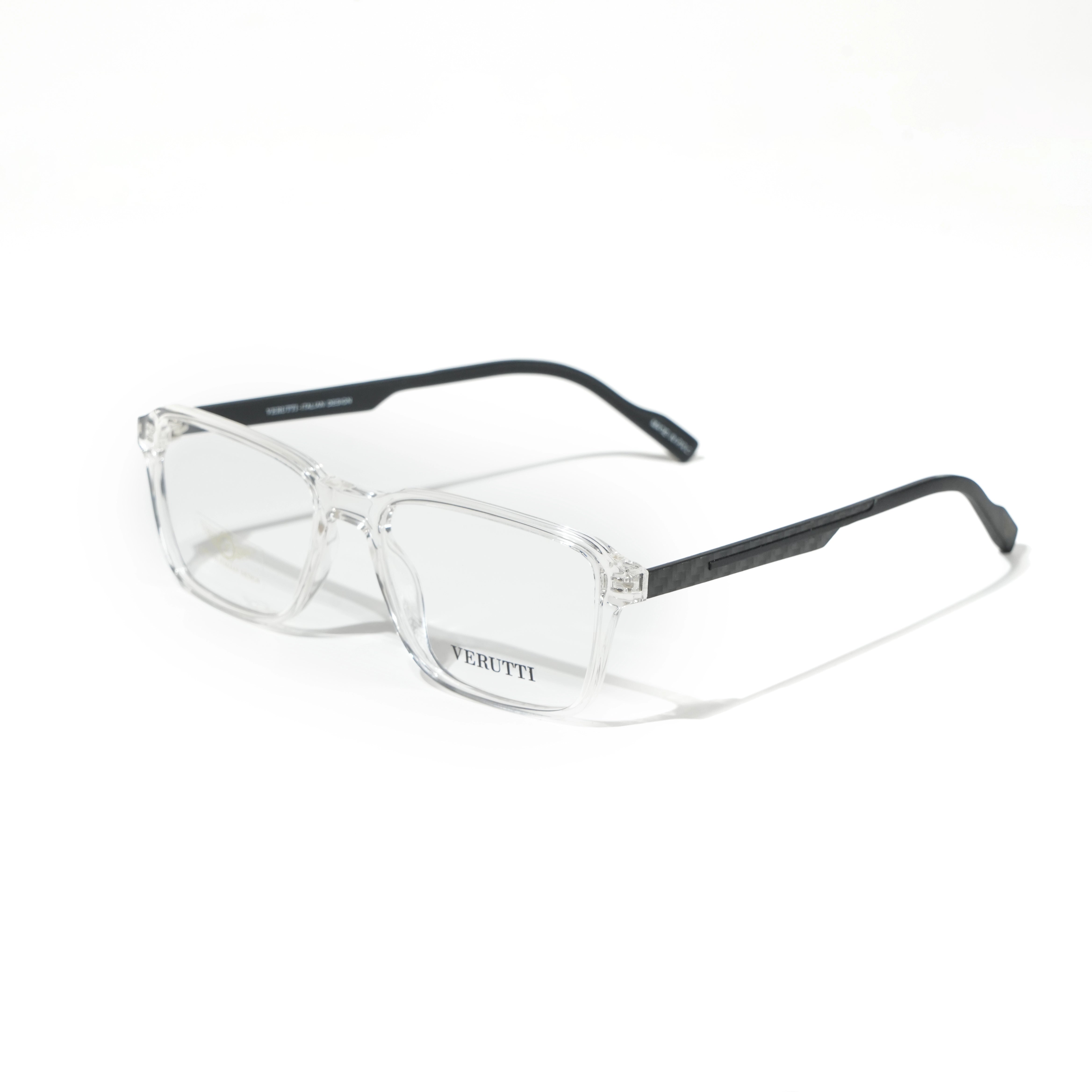 Transparent optical frame by Italian Brand Verutti, Model 8870
