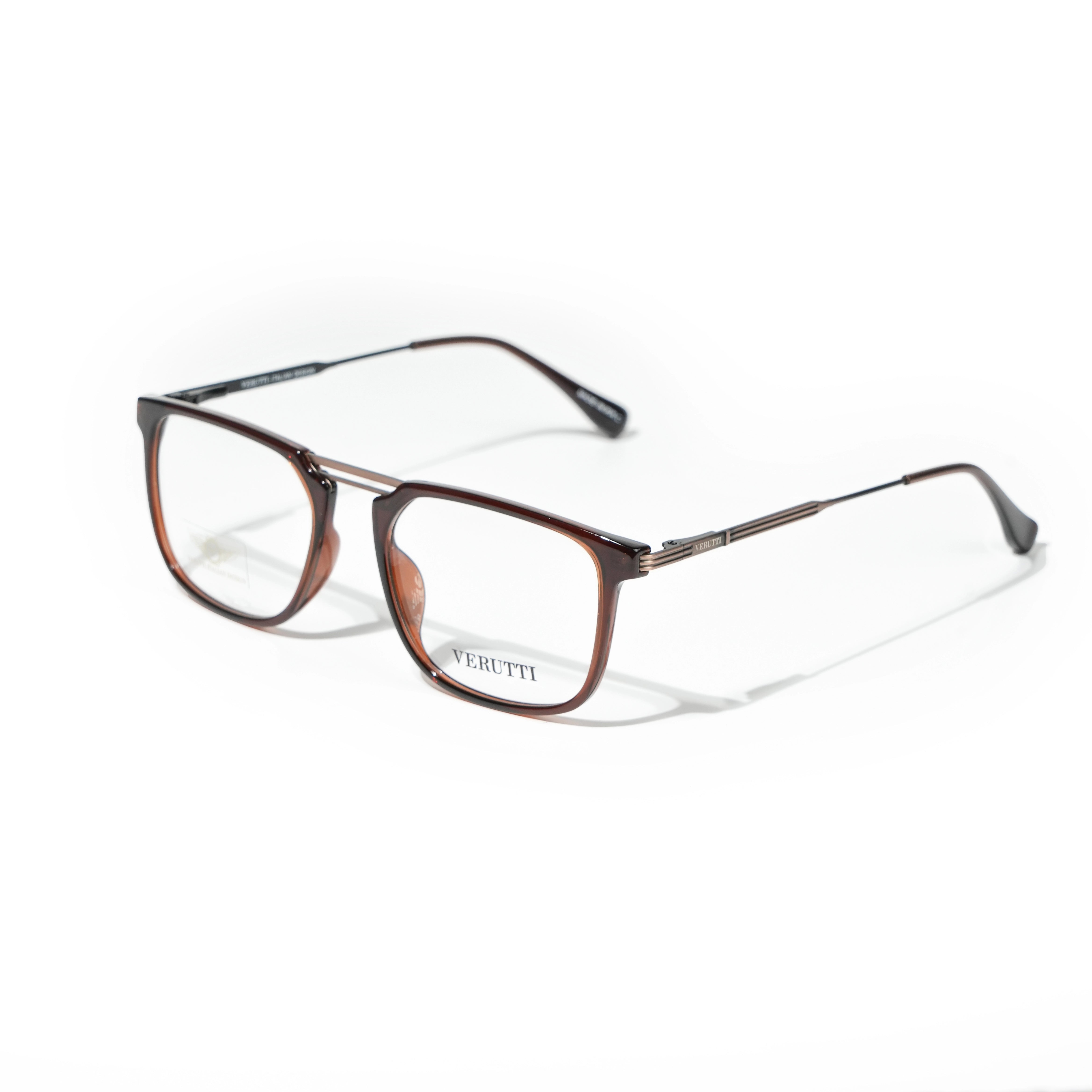 Brown optical frame by Italian Brand Verutti, Model GZ1109
