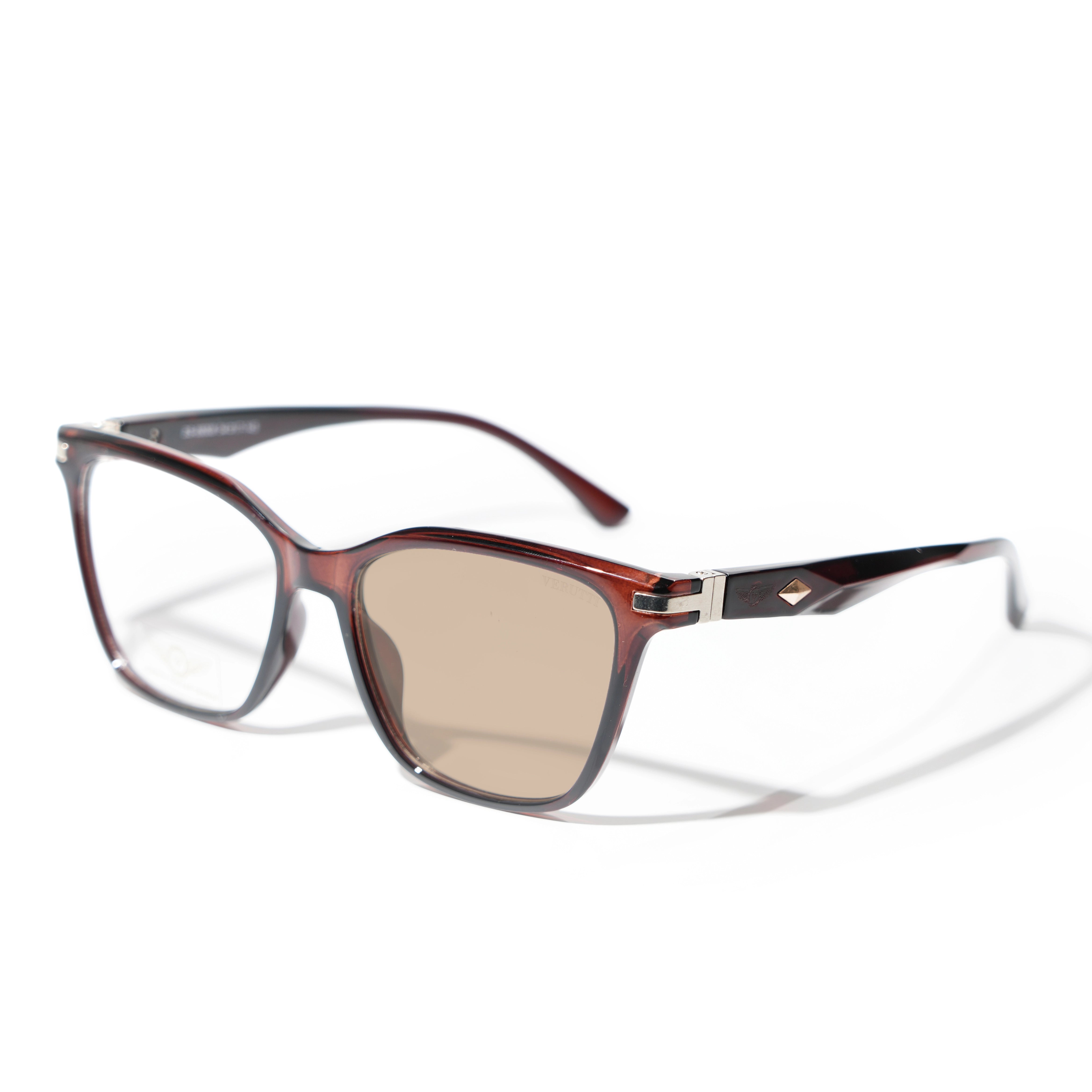 Brown Photochromic lenses frame by Italian Brand Verutti, Model BS88008
